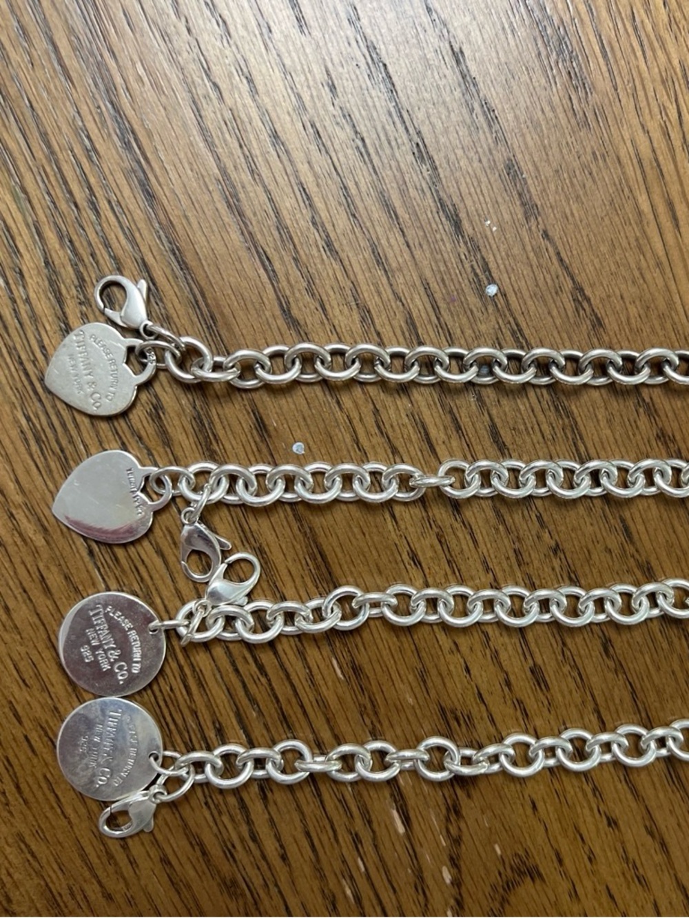 Tiffany & Co. Sterling Silver Link Bracelet price for one of your choice